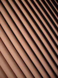 Jalousien-Rollo aus Holz im Detail Holzjalousie